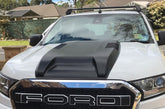 Bonnet Scoop Hood Raptor Style to suit Ford Ranger PX2 PX3 T7/8 15-20 Matte Black